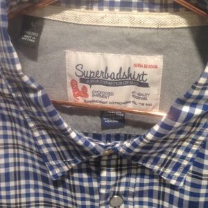 Superbadshirt Pearl Snap Button down shirt